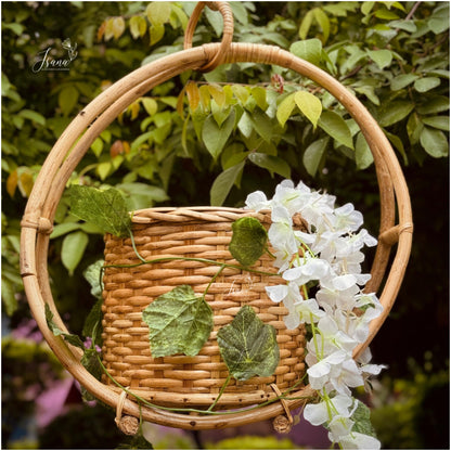 Decorative Hanging cane Planter