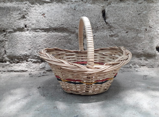 Grove Willow Hamper Basket – With Handle