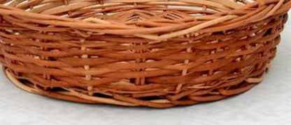 Meadow Willow Hamper Basket – With Handle