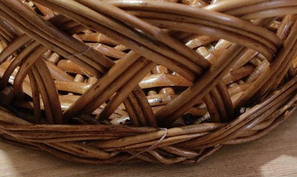 Regal Willow Crown Basket – With Handle