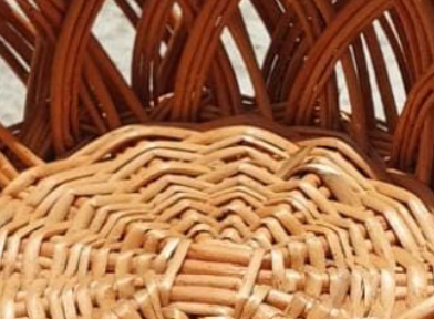 Regal Willow Crown Basket Set – With Handles (Set of 3)