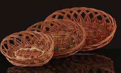 CrownOval Willow Basket